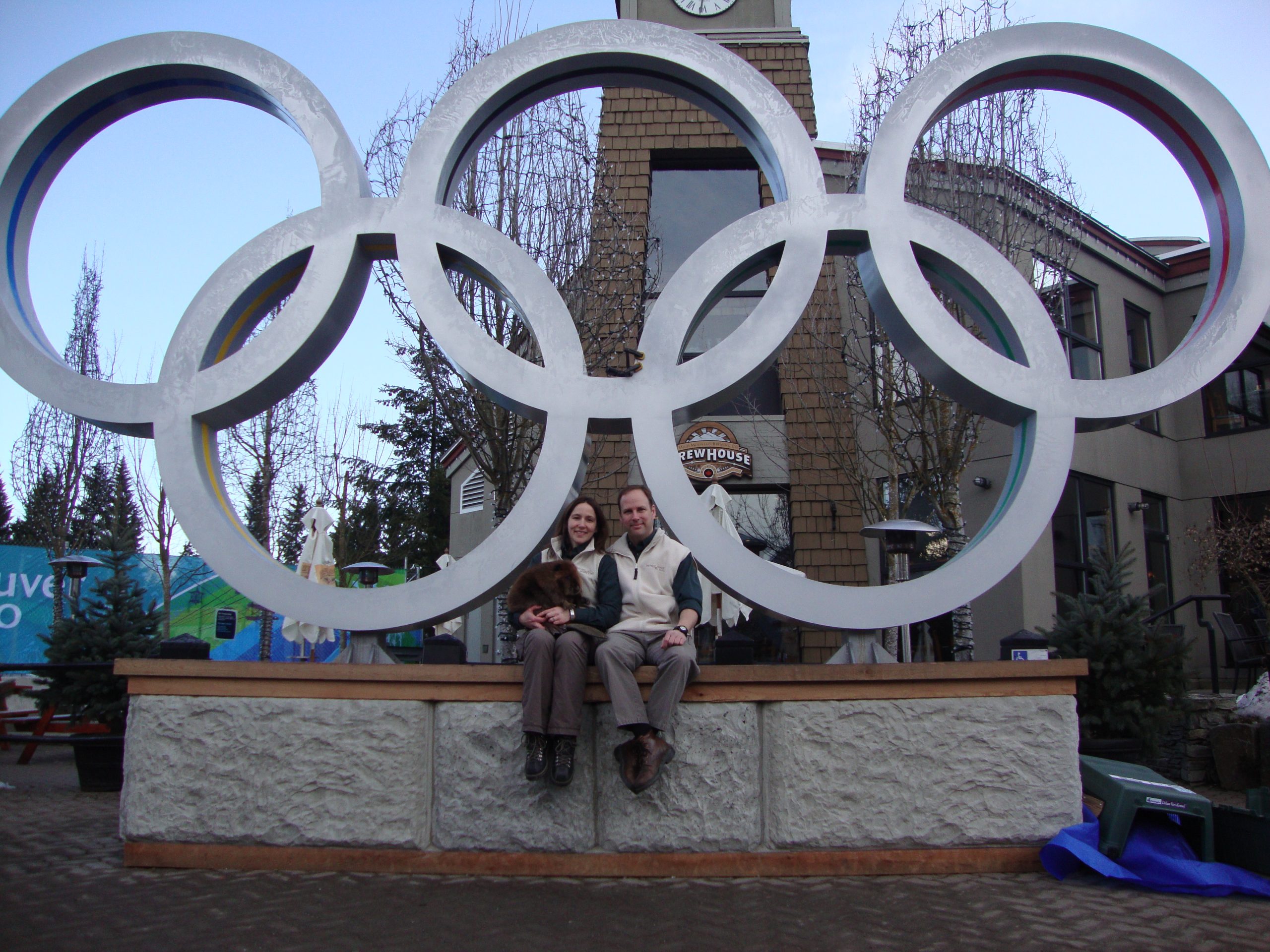 Woodrow le castor est venu aux Olympiques!